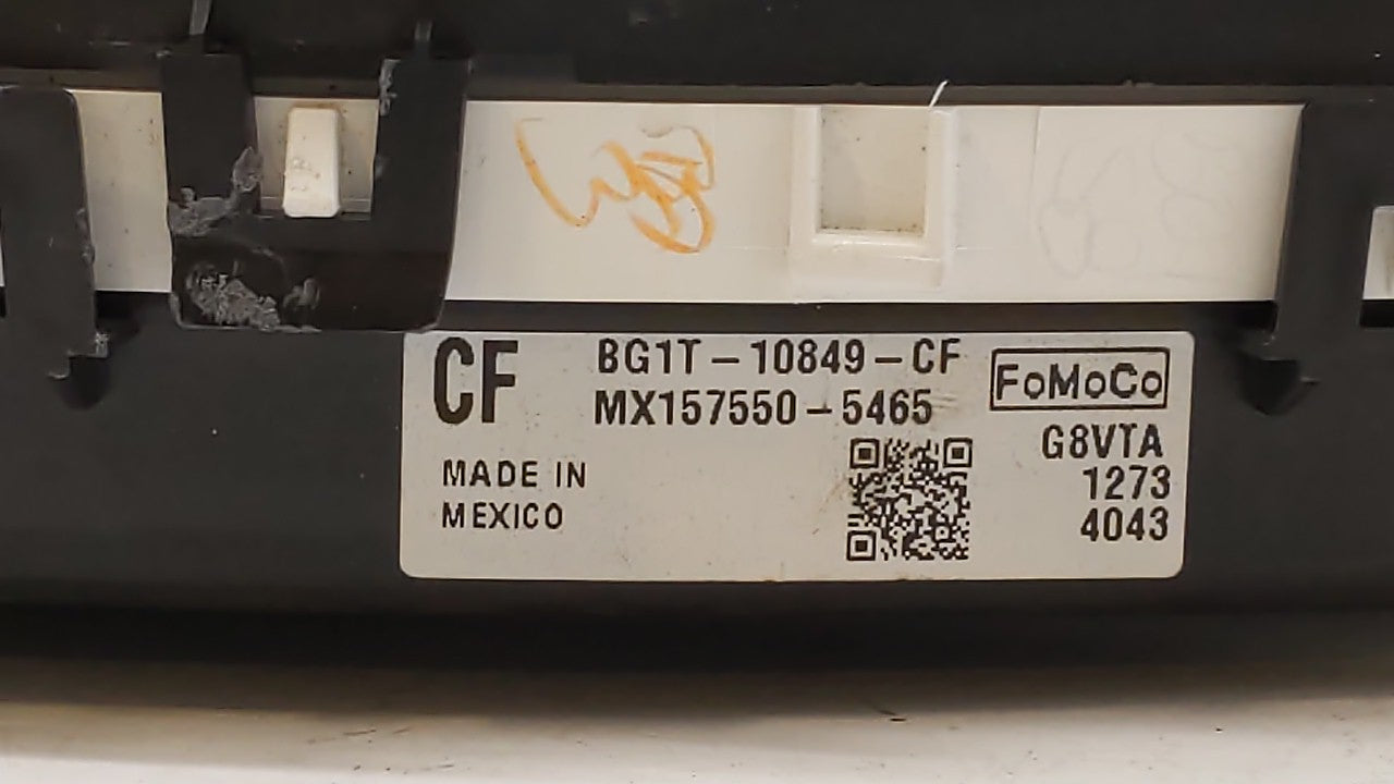 2011-2012 Ford Taurus Instrument Cluster Speedometer Gauges P/N:BG1T-10849-CF Fits Fits 2011 2012 OEM Used Auto Parts - Oemu