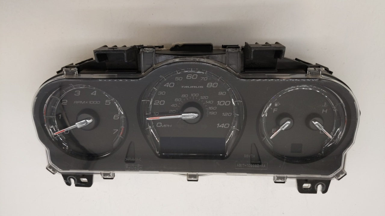 2011-2012 Ford Taurus Instrument Cluster Speedometer Gauges P/N:BG1T-10849-EF Fits Fits 2011 2012 OEM Used Auto Parts - Oemu