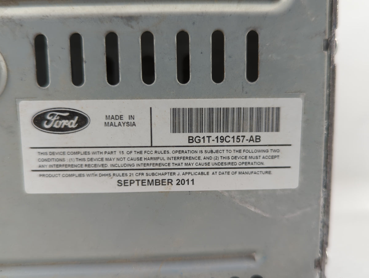 2011-2012 Ford Taurus Am Fm Cd Player Radio Receiver 517787 - Oemusedautoparts1.com