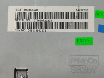 2011-2012 Ford Taurus Am Fm Cd Player Radio Receiver