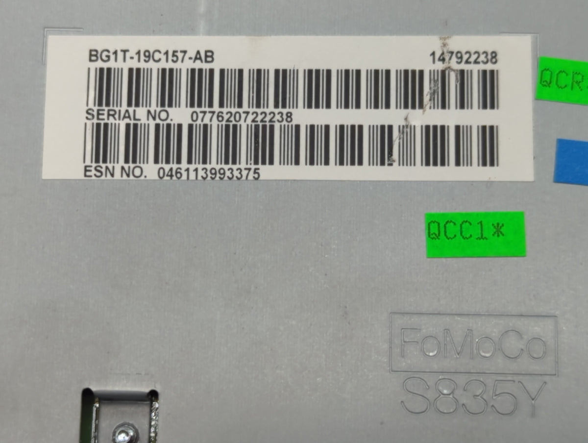 2011-2012 Ford Taurus Am Fm Cd Player Radio Receiver 521572 - Oemusedautoparts1.com