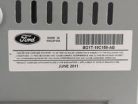 2011-2012 Ford Taurus Radio AM FM Cd Player Receiver Replacement P/N:BG1T-19C159-AB Fits Fits 2011 2012 OEM Used Auto Parts 