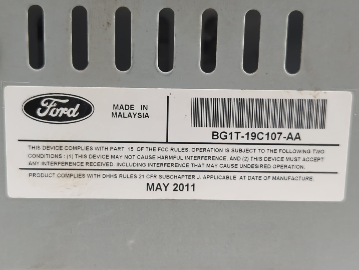 2011-2012 Ford Taurus Radio Control Panel - Oemusedautoparts1.com