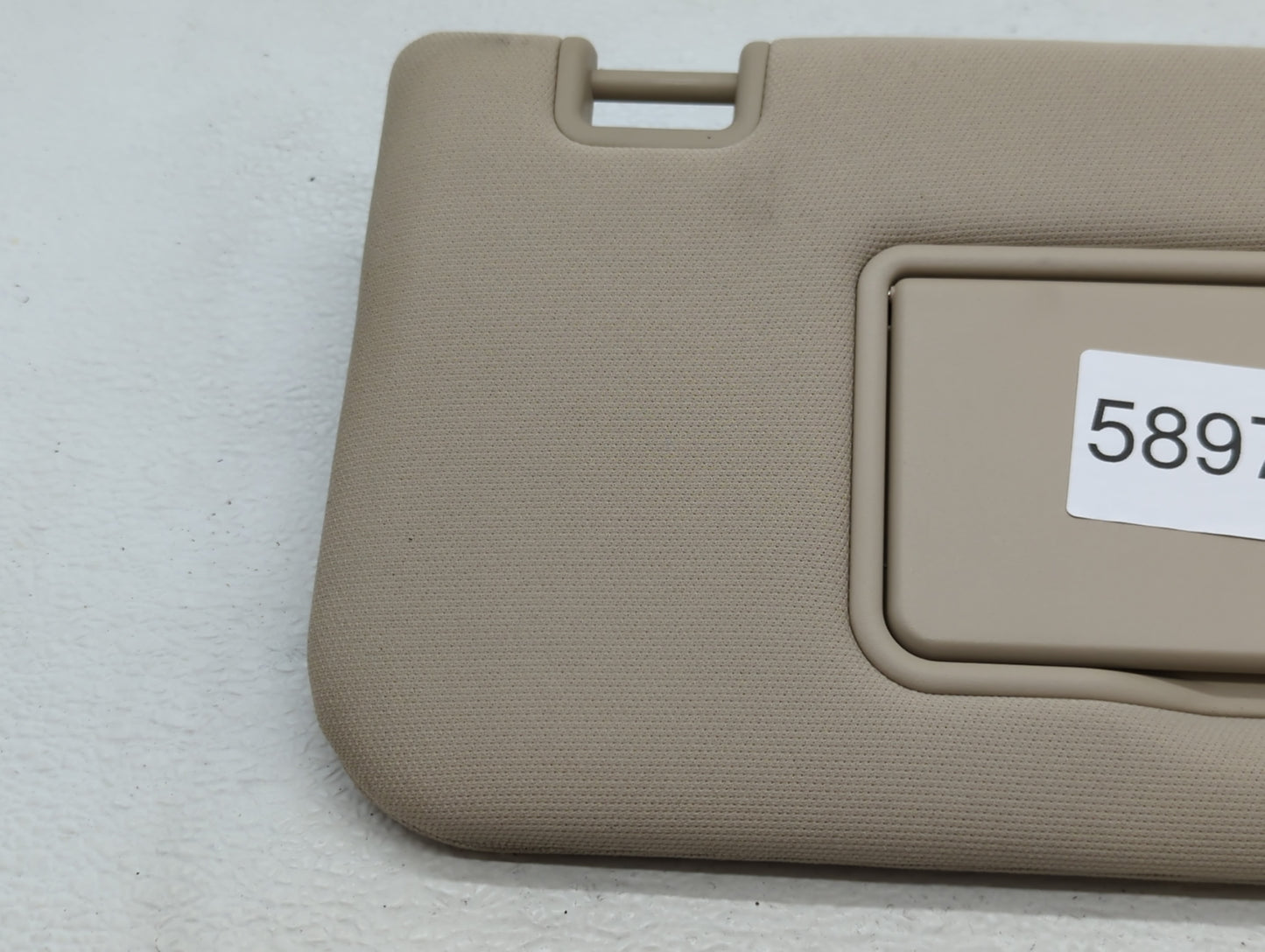 2012 Ford Taurus Sun Visor Shade Replacement Passenger Right Mirror Fits OEM Used Auto Parts - Oemusedautoparts1.com