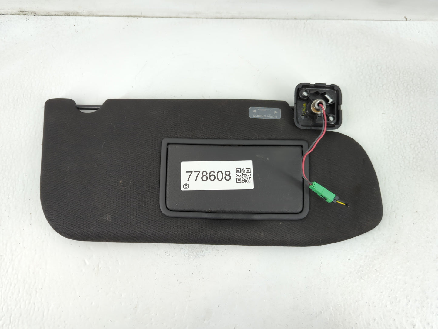 2012 Ford Taurus Sun Visor Shade Replacement Passenger Right Mirror Fits Fits 2010 2011 OEM Used Auto Parts - Oemusedautopar