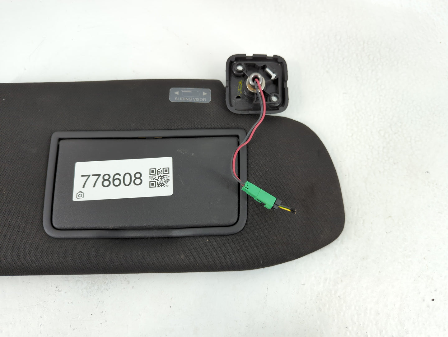 2012 Ford Taurus Sun Visor Shade Replacement Passenger Right Mirror Fits Fits 2010 2011 OEM Used Auto Parts - Oemusedautopar