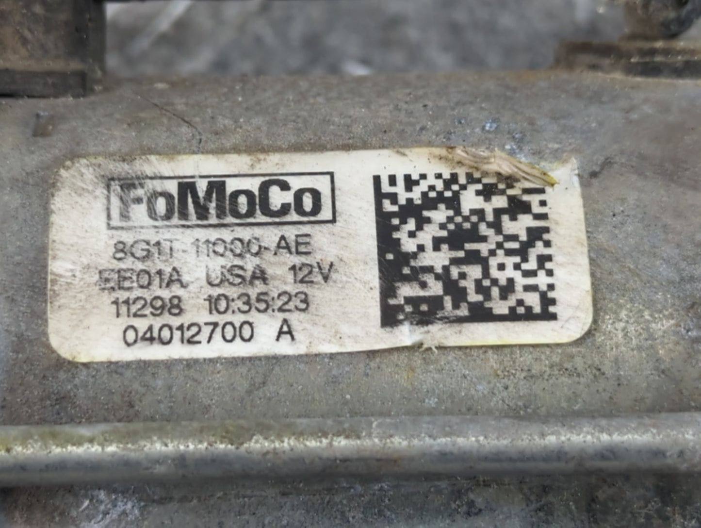 2008-2019 Ford Taurus Car Starter Motor Solenoid OEM P/N:8G1T-11000-AE Fits OEM Used Auto Parts - Oemusedautoparts1.com