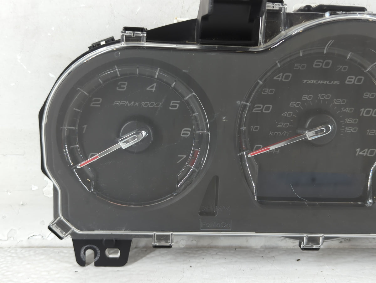 2012 Ford Taurus Instrument Cluster Speedometer Gauges P/N:BG1T-10849-EF AG1T-10J885-AA Miles:1K Fits OEM Used Auto Parts - 