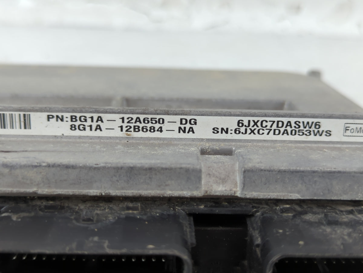 2012 Ford Taurus PCM Engine Control Computer ECU ECM PCU OEM P/N:BG1A-12A650-DG 8G1A-12B684-NA Fits OEM Used Auto Parts - Oe