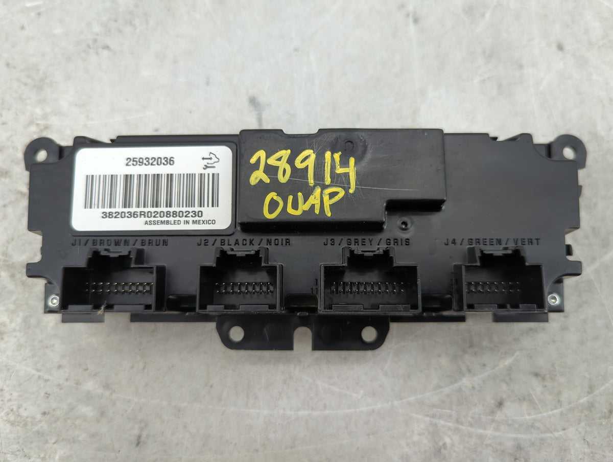 2007-2017 Gmc Acadia Climate Control Module Temperature AC/Heater Replacement P/N:25932036 Fits OEM Used Auto Parts - Oemuse