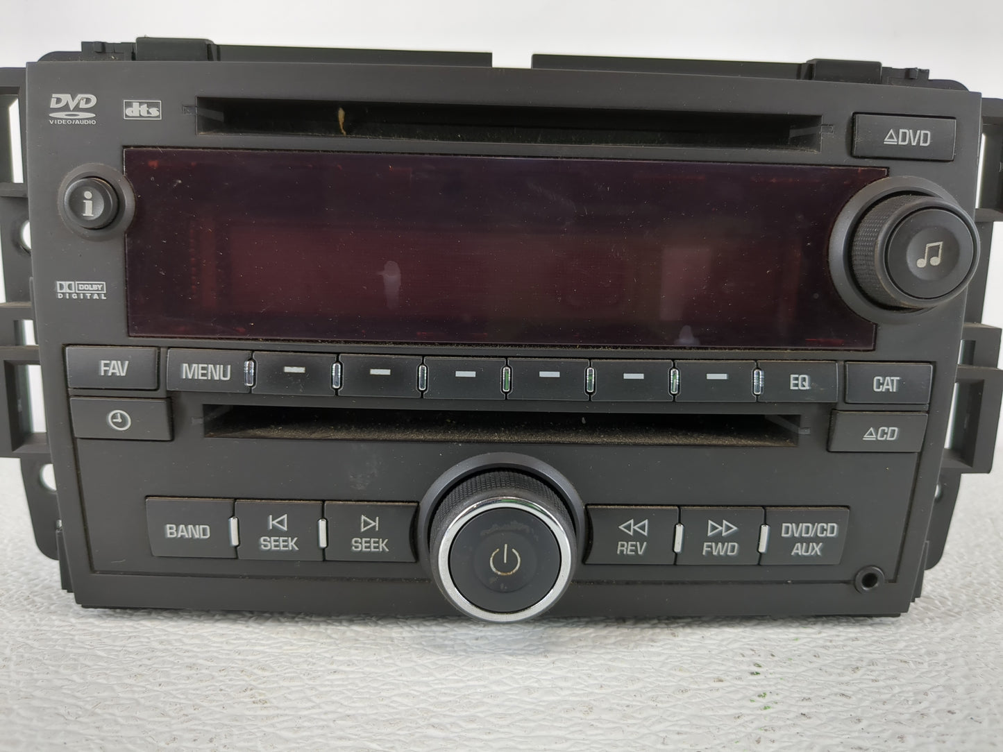2010-2012 Gmc Acadia Radio AM FM Cd Player Receiver Replacement P/N:22754030 Fits Fits 2010 2011 2012 OEM Used Auto Parts - 