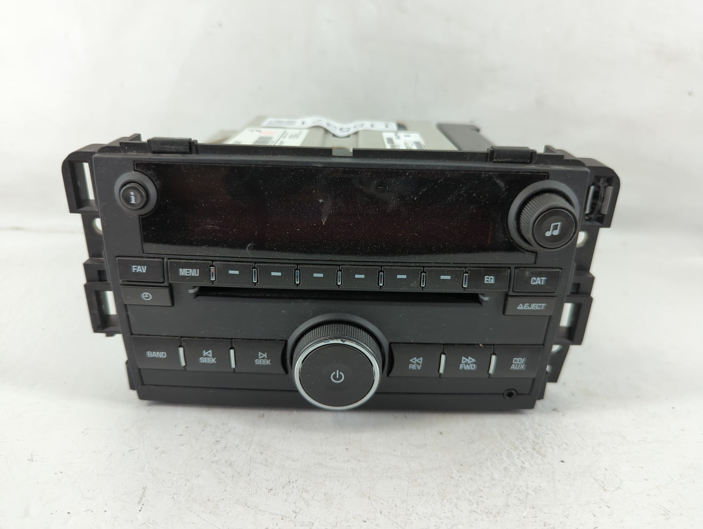 2010-2012 Gmc Acadia Radio AM FM Cd Player Receiver Replacement P/N:25941141 Fits Fits 2010 2011 2012 OEM Used Auto Parts - 
