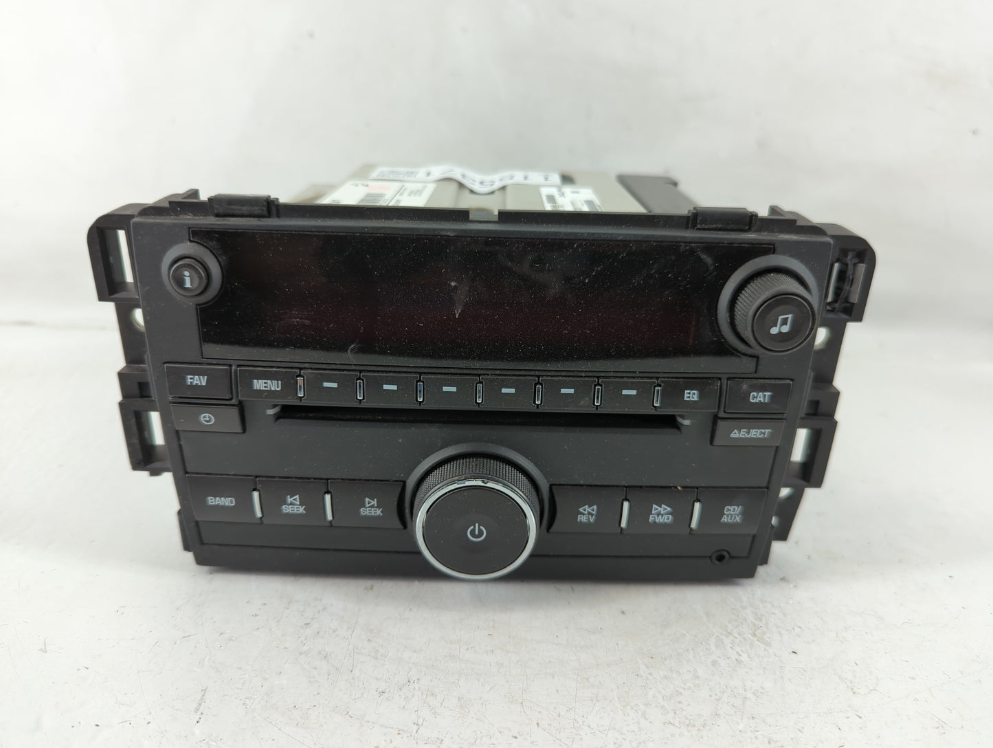 2010-2012 Gmc Acadia Radio AM FM Cd Player Receiver Replacement P/N:25941141 Fits Fits 2010 2011 2012 OEM Used Auto Parts - 