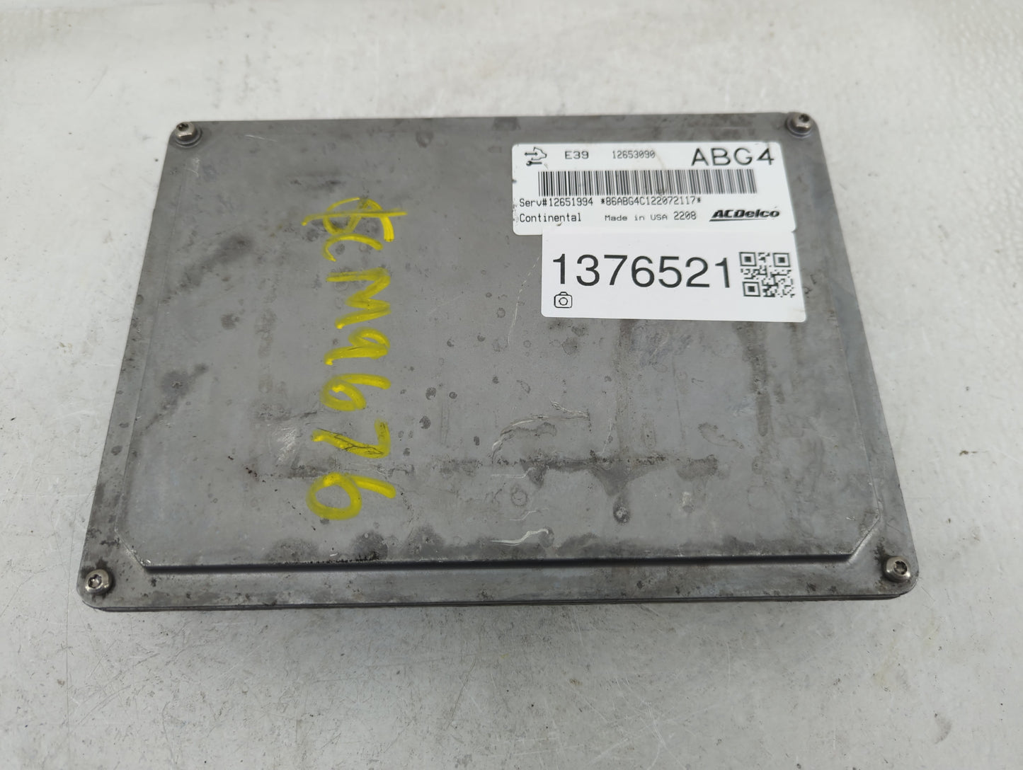 2012 Gmc Acadia PCM Engine Control Computer ECU ECM PCU OEM P/N:12653090 Fits Fits 2013 2014 2015 2016 OEM Used Auto Parts -