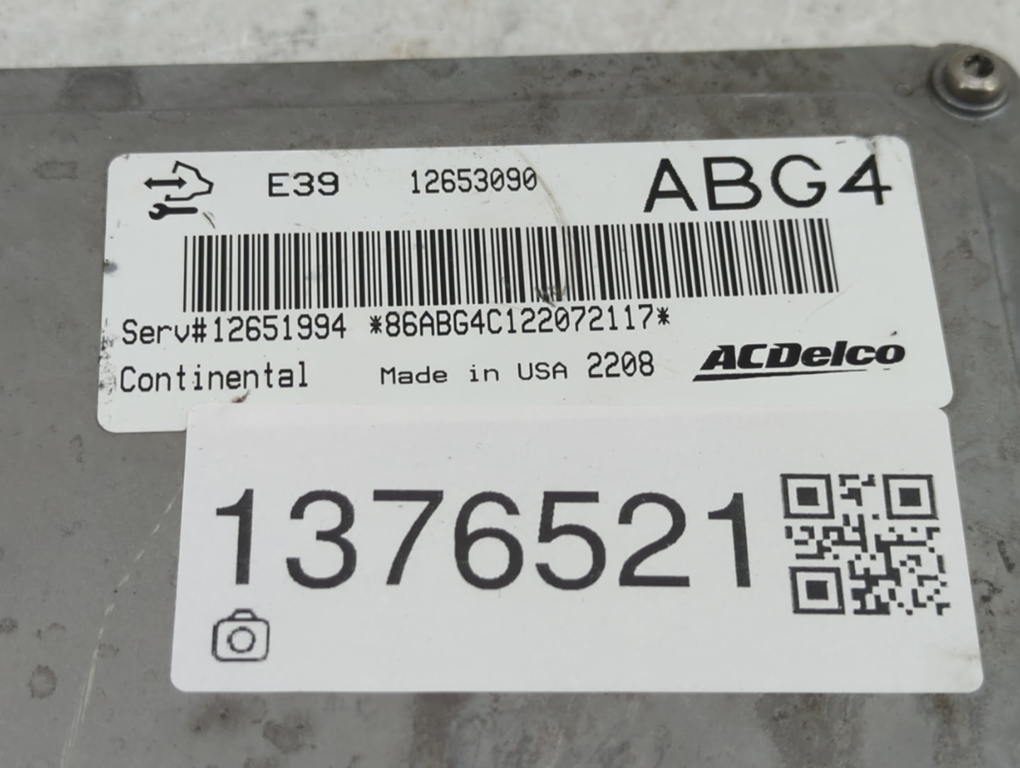 2012 Gmc Acadia PCM Engine Control Computer ECU ECM PCU OEM P/N:12653090 Fits Fits 2013 2014 2015 2016 OEM Used Auto Parts -