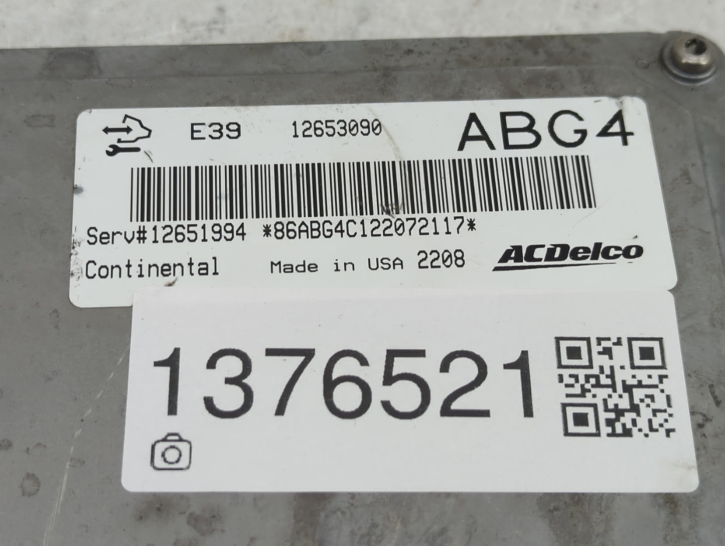2012 Gmc Acadia PCM Engine Control Computer ECU ECM PCU OEM P/N:12653090 Fits Fits 2013 2014 2015 2016 OEM Used Auto Parts -