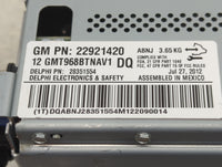 2010-2012 Gmc Acadia Radio AM FM Cd Player Receiver Replacement P/N:22921420 Fits Fits 2010 2011 2012 OEM Used Auto Parts - 