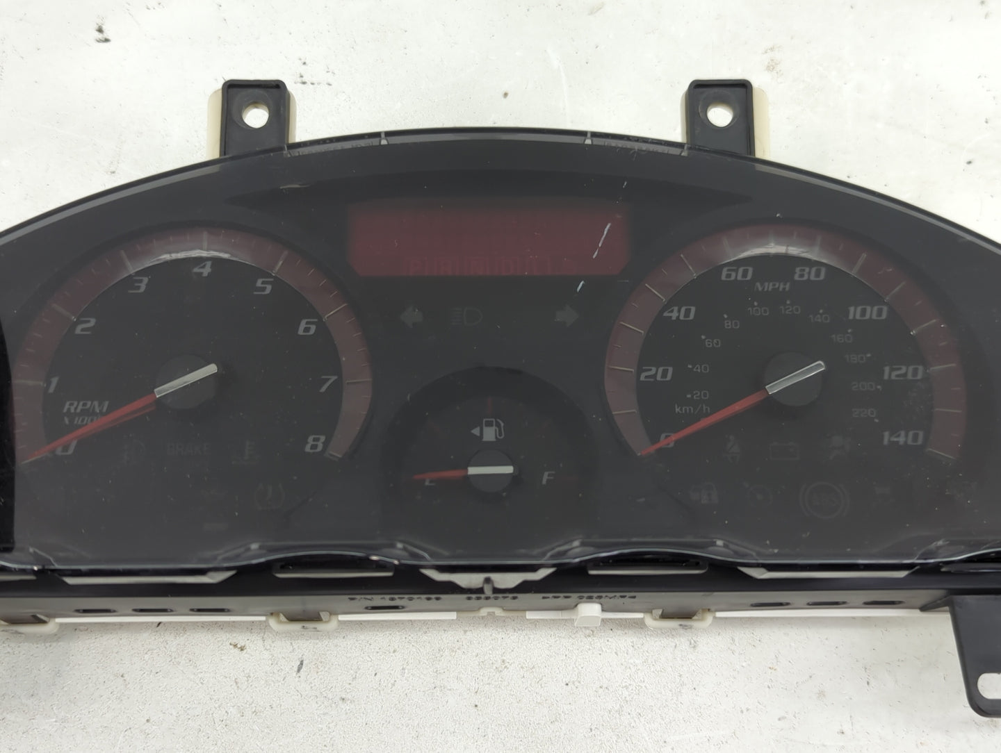 2011-2012 Gmc Acadia Instrument Cluster Speedometer Gauges P/N:22763016 Fits Fits 2011 2012 OEM Used Auto Parts - Oemusedaut