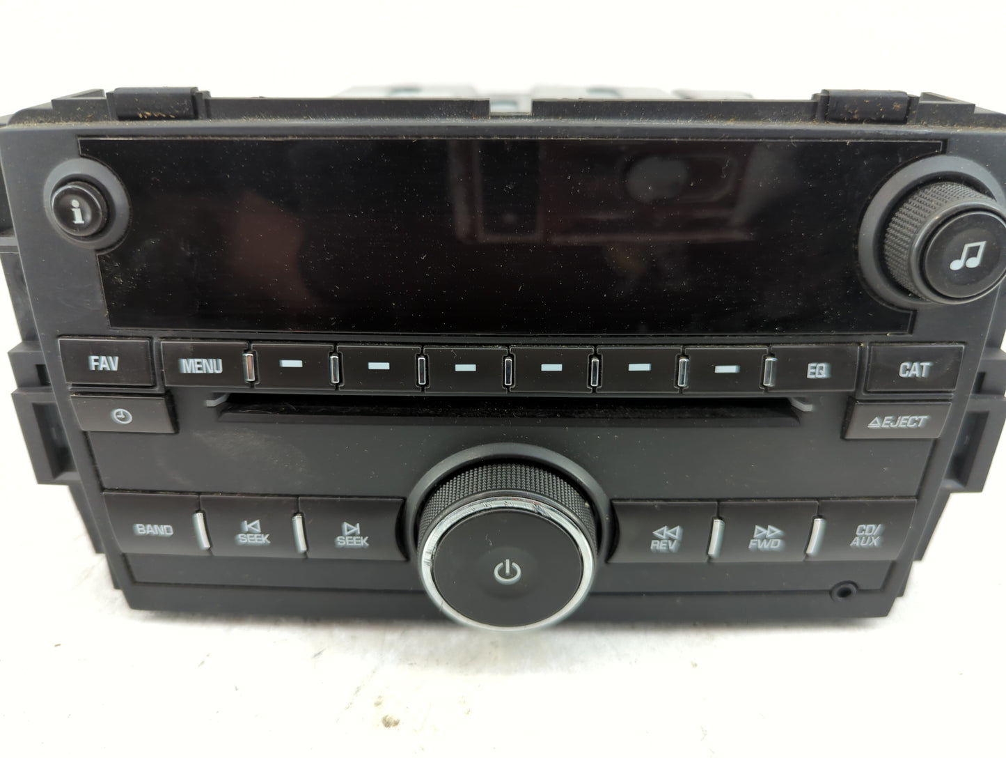 2011-2012 Gmc Acadia Radio AM FM Cd Player Receiver Replacement Fits Fits 2011 2012 OEM Used Auto Parts - Oemusedautoparts1.