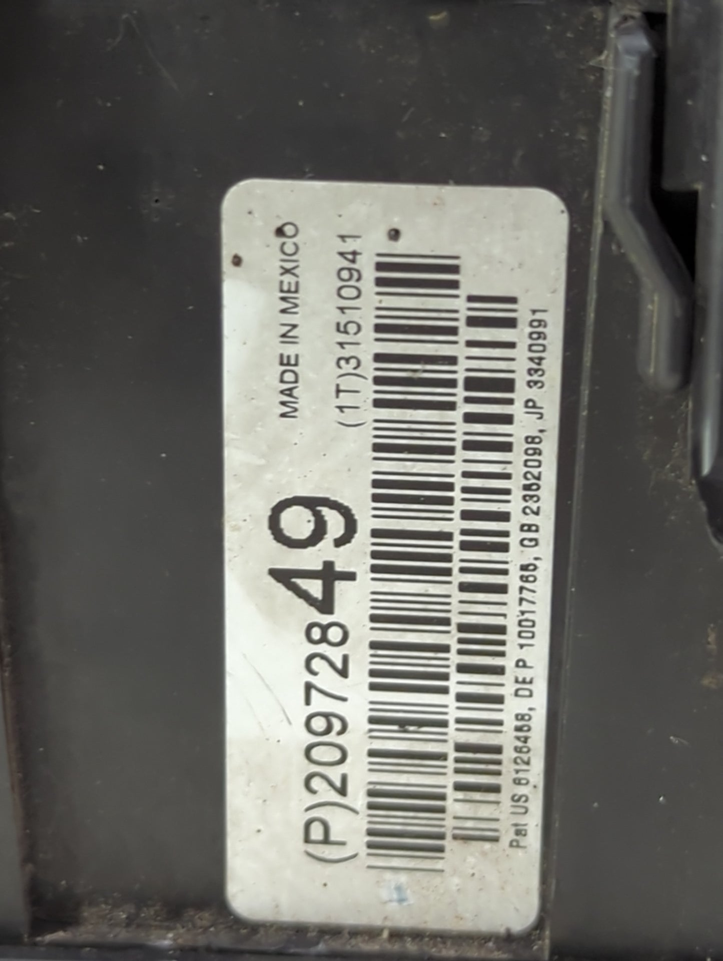 2012 Gmc Acadia Fusebox Fuse Box Panel Relay Module P/N:20972849 Fits OEM Used Auto Parts - Oemusedautoparts1.com