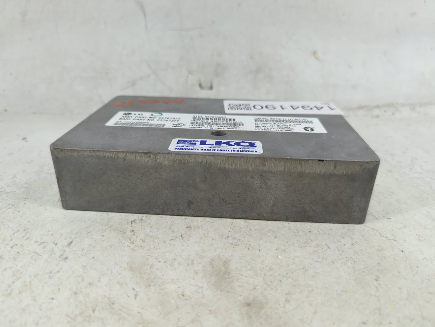 Gmc Acadia Communication Control Module 1494190 - Oemusedautoparts1.com