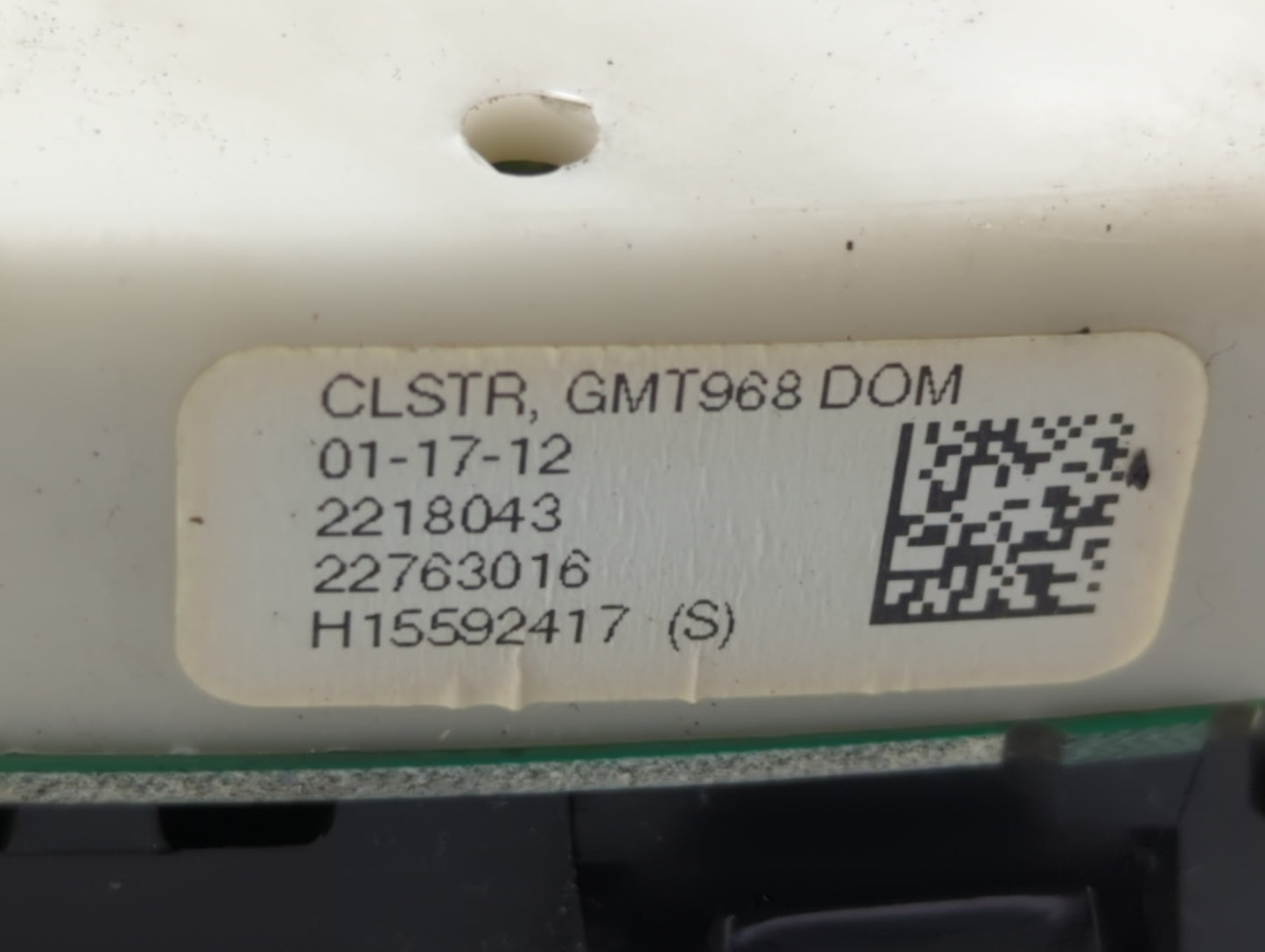 2011-2012 Gmc Acadia Instrument Cluster Speedometer Gauges P/N:22763016 Fits Fits 2011 2012 OEM Used Auto Parts - Oemusedaut