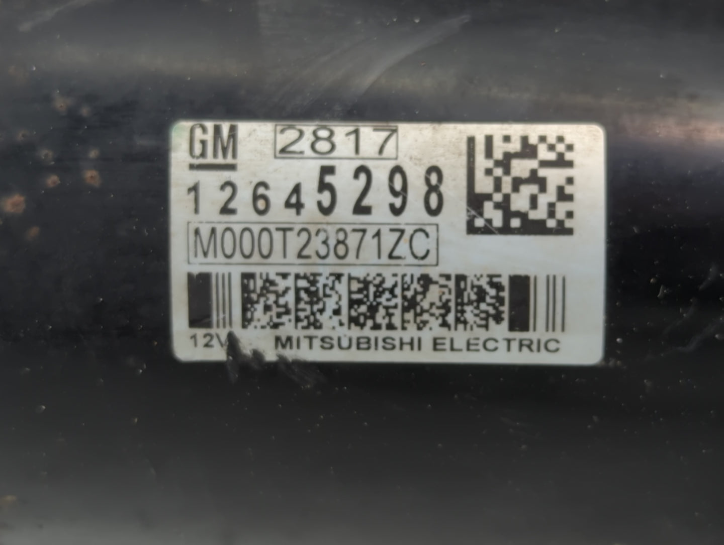2007-2017 Gmc Acadia Car Starter Motor Solenoid OEM P/N:12645298 M000T23871ZC Fits OEM Used Auto Parts - Oemusedautoparts1.c