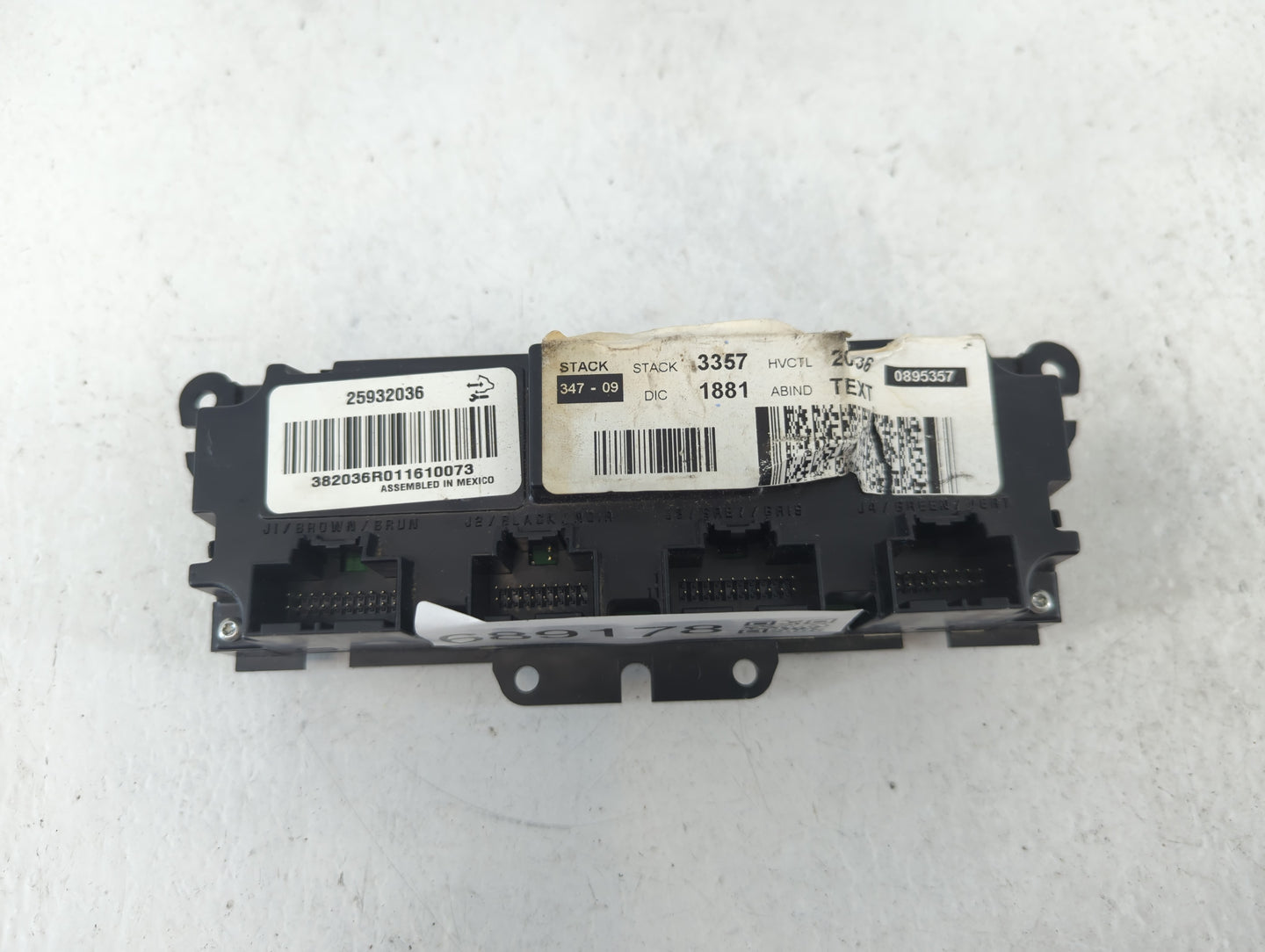 2007-2012 Gmc Acadia Climate Control Module Temperature AC/Heater Replacement P/N:25932036 Fits Fits 2007 2008 2009 2010 201