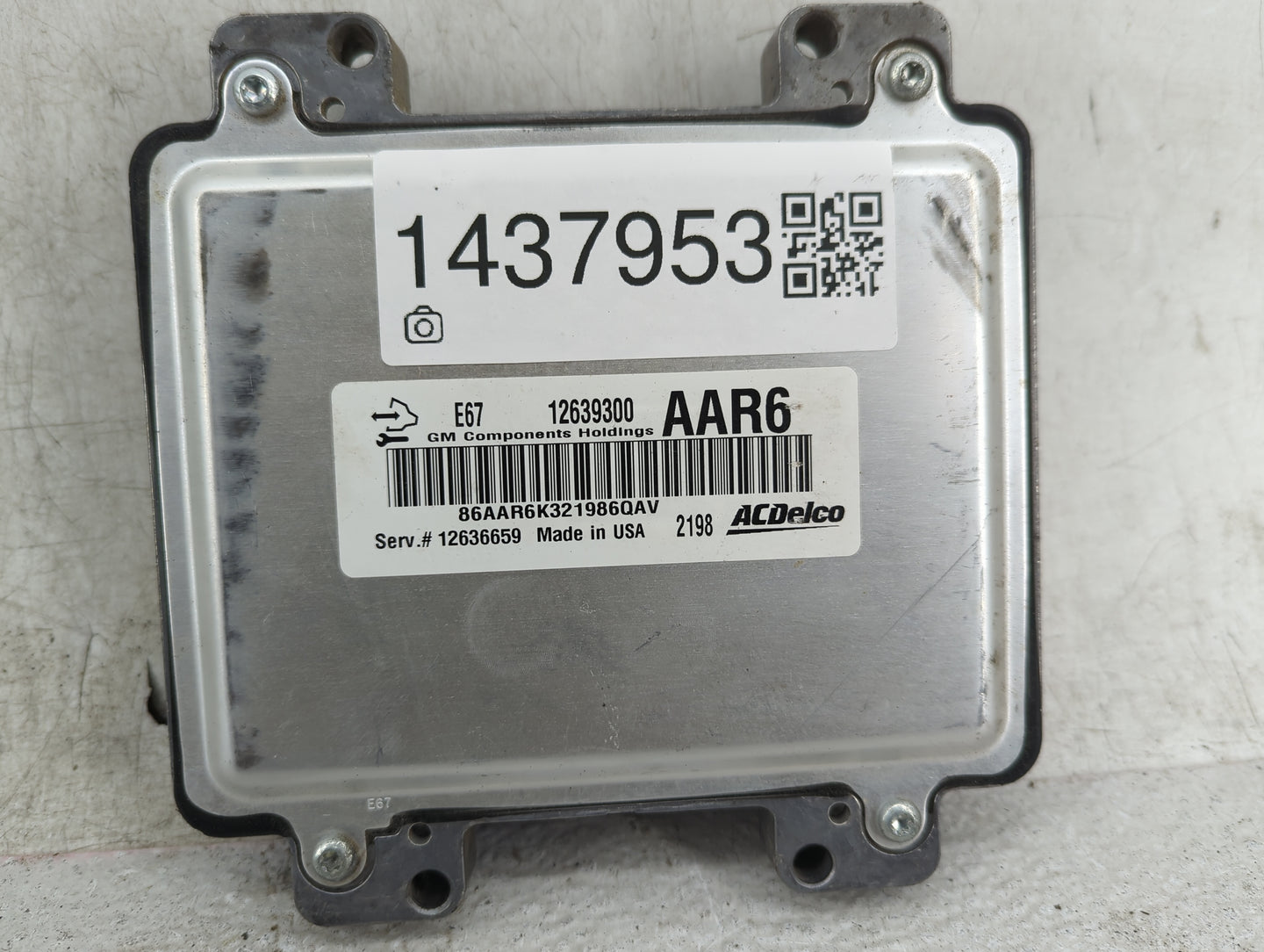 2009-2012 Gmc Canyon PCM Engine Control Computer ECU ECM PCU OEM P/N:12639300, 12636659 Fits Fits 2009 2010 2011 2012 OEM Us