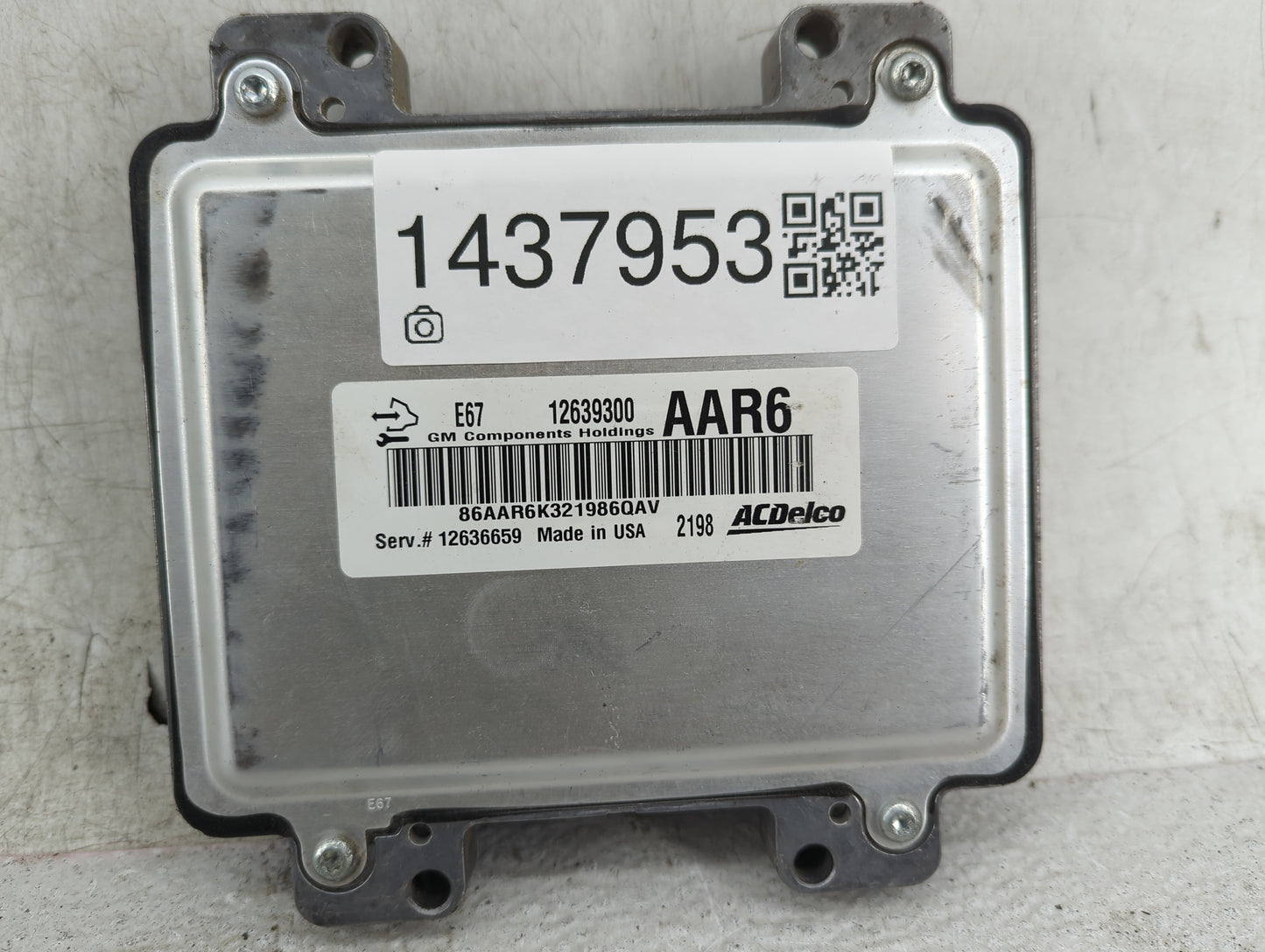 2009-2012 Gmc Canyon PCM Engine Control Computer ECU ECM PCU OEM P/N:12639300, 12636659 Fits Fits 2009 2010 2011 2012 OEM Us