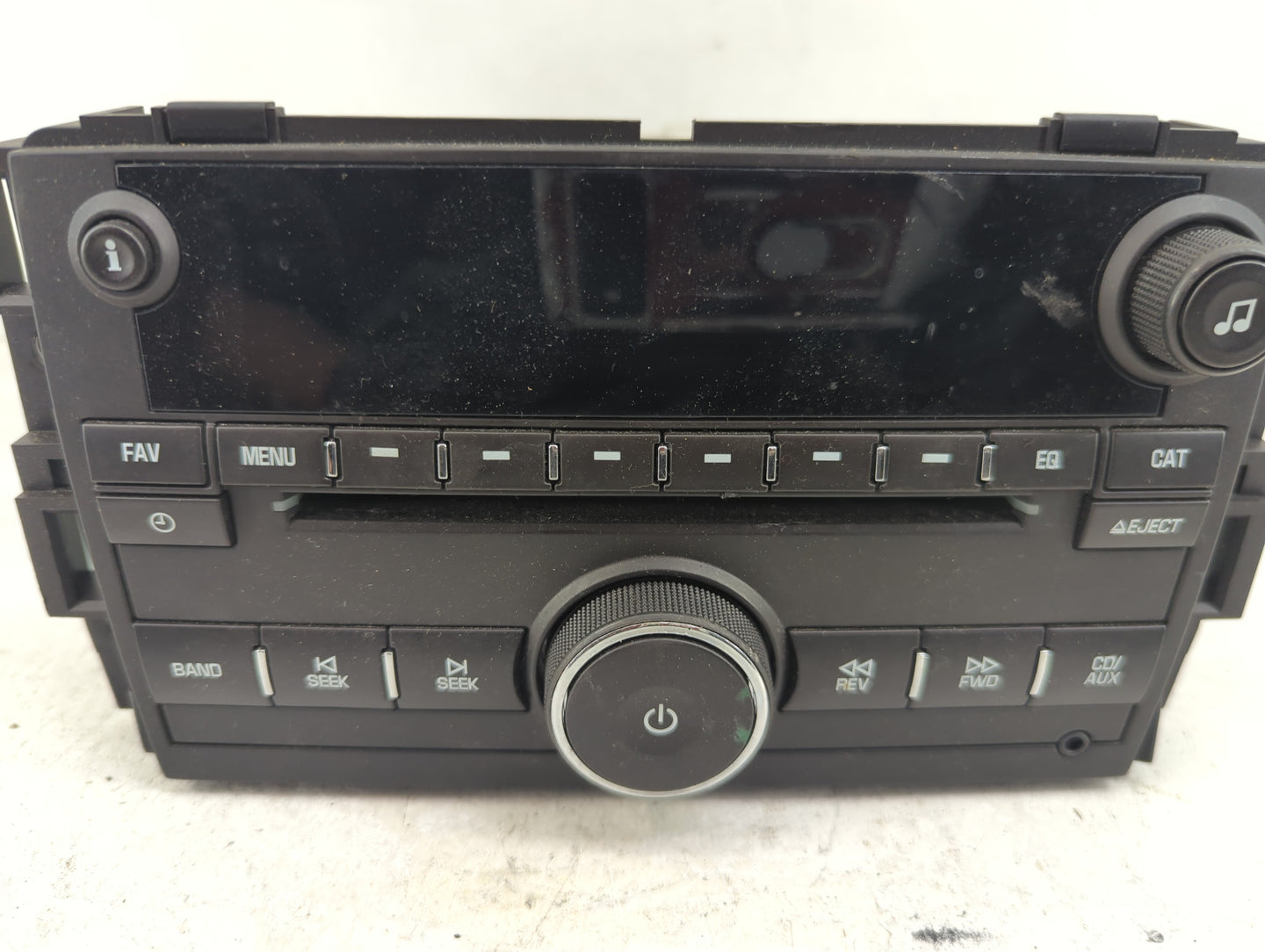 2010-2013 Gmc Sierra 1500 Radio AM FM Cd Player Receiver Replacement P/N:20934593 Fits OEM Used Auto Parts - Oemusedautopart