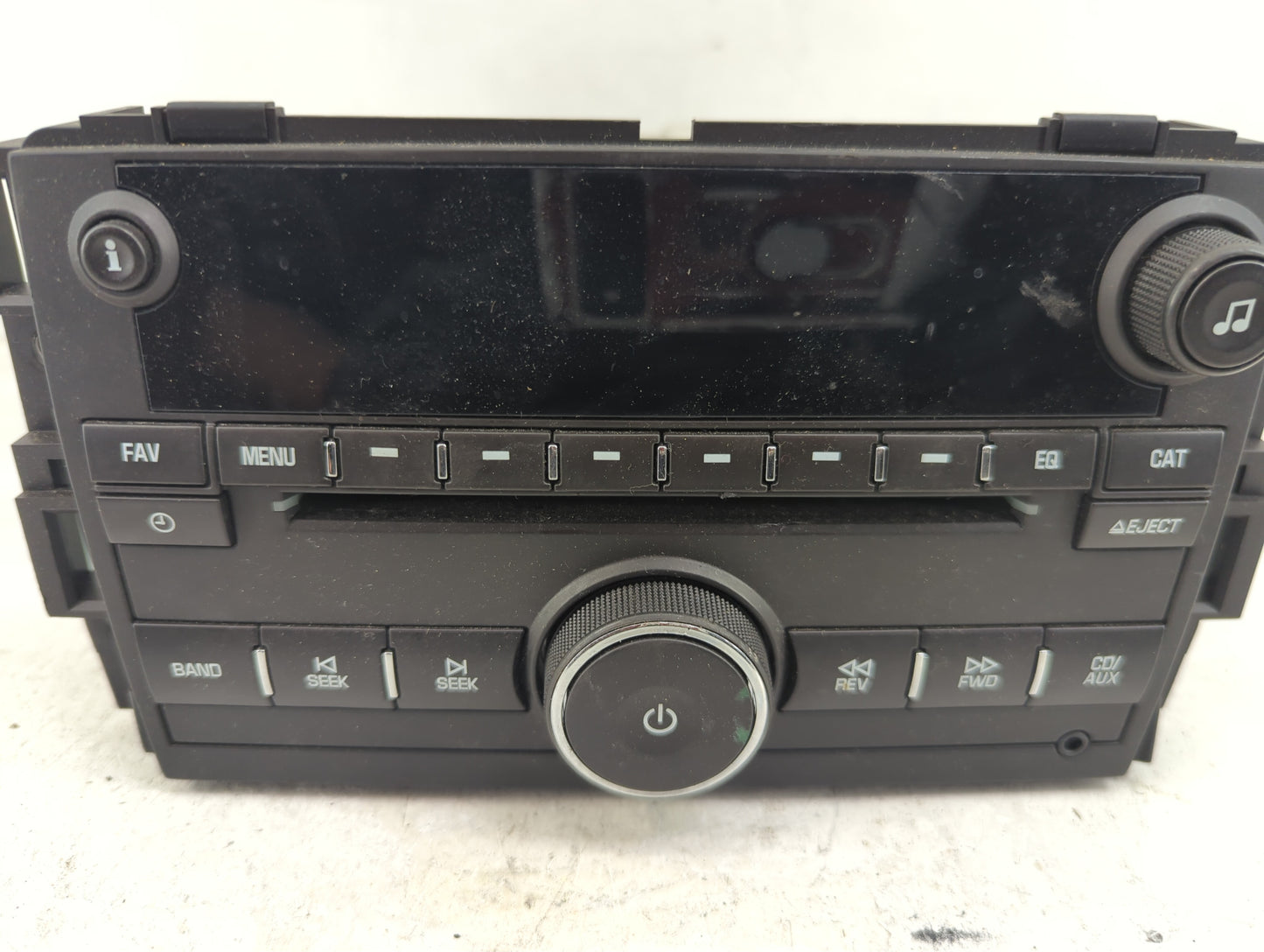 2010-2013 Gmc Sierra 1500 Radio AM FM Cd Player Receiver Replacement P/N:20934593 Fits OEM Used Auto Parts - Oemusedautopart