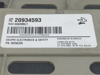 2010-2013 Gmc Sierra 1500 Radio AM FM Cd Player Receiver Replacement P/N:20934593 Fits OEM Used Auto Parts - Oemusedautopart