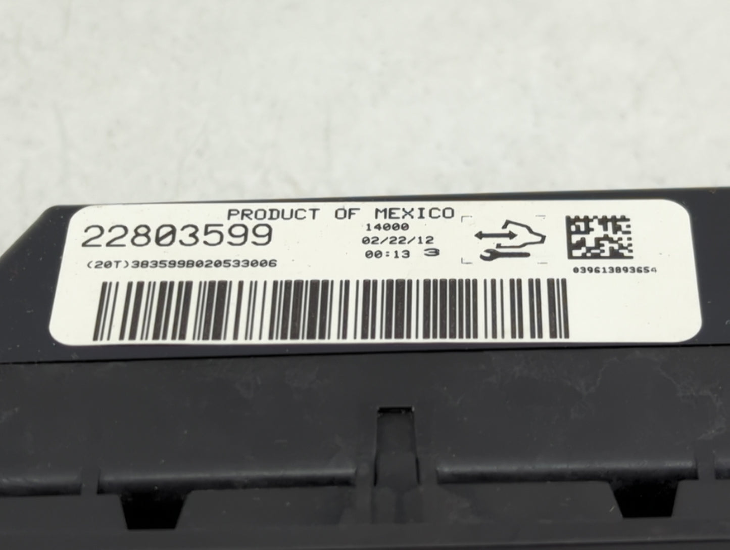 2012-2013 Gmc Sierra 1500 Climate Control Module Temperature AC/Heater Replacement P/N:22803599 Fits Fits 2012 2013 2014 OEM