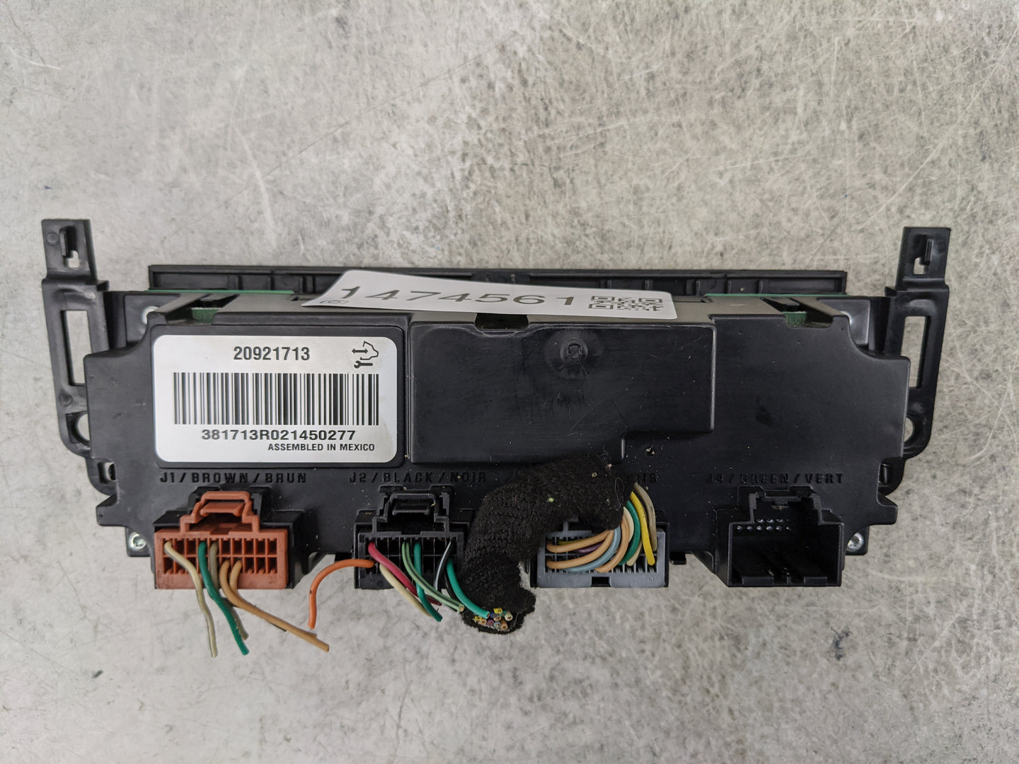 2012-2013 Gmc Sierra 1500 Climate Control Module Temperature AC/Heater Replacement P/N:20921713 381713R021450277 Fits OEM Us