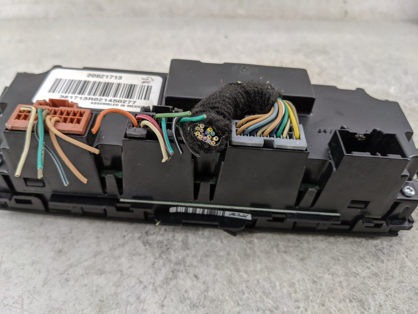 2012-2013 Gmc Sierra 1500 Climate Control Module Temperature AC/Heater Replacement P/N:20921713 381713R021450277 Fits OEM Us