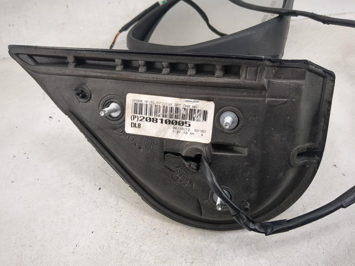 2009-2013 Gmc Sierra 1500 Passenger Side View Mirror - Right Door Mirror OEM Used - Oemusedautoparts1.com