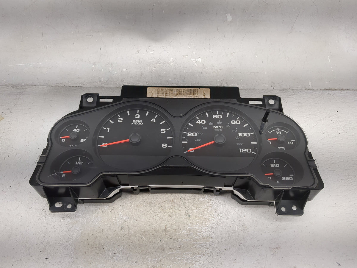 2009-2013 Gmc Sierra 1500 Instrument Cluster Speedometer Gauges P/N:20958766 Miles:132K Fits OEM Used Auto Parts - Oemusedau