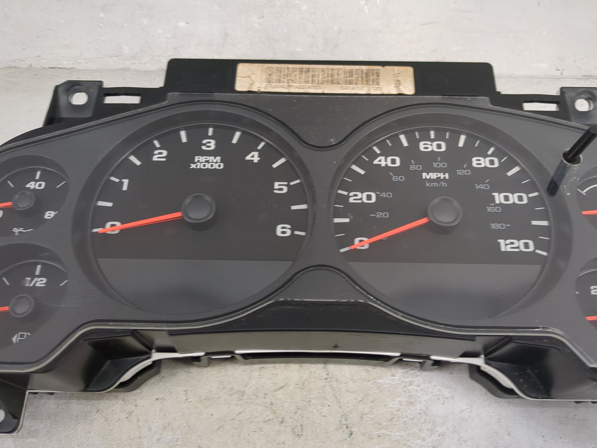 2009-2013 Gmc Sierra 1500 Instrument Cluster Speedometer Gauges P/N:20958766 Miles:132K Fits OEM Used Auto Parts - Oemusedau