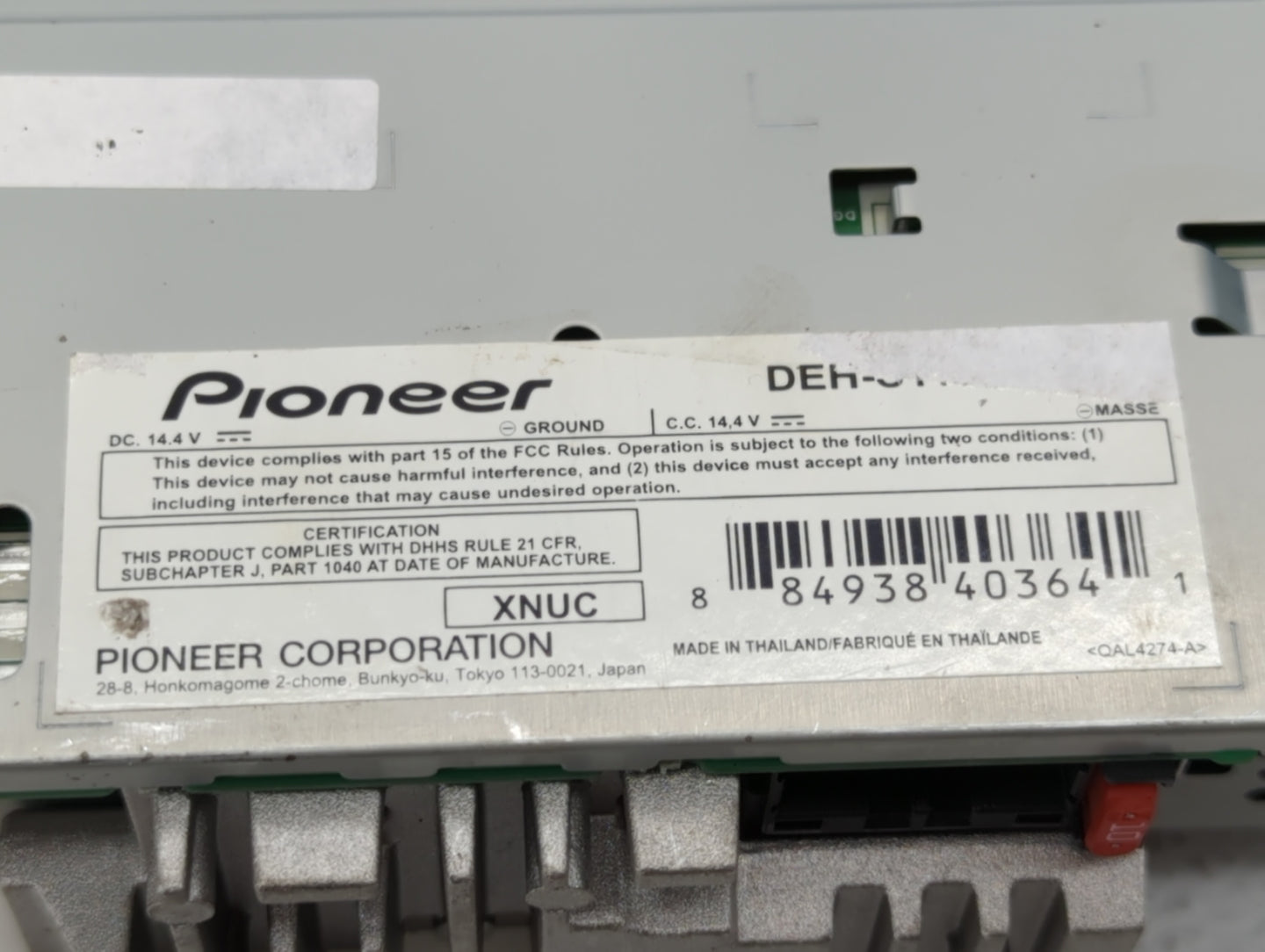 2012 Gmc Sierra 1500 Am Fm Cd Player Radio Receiver - Oemusedautoparts1.com