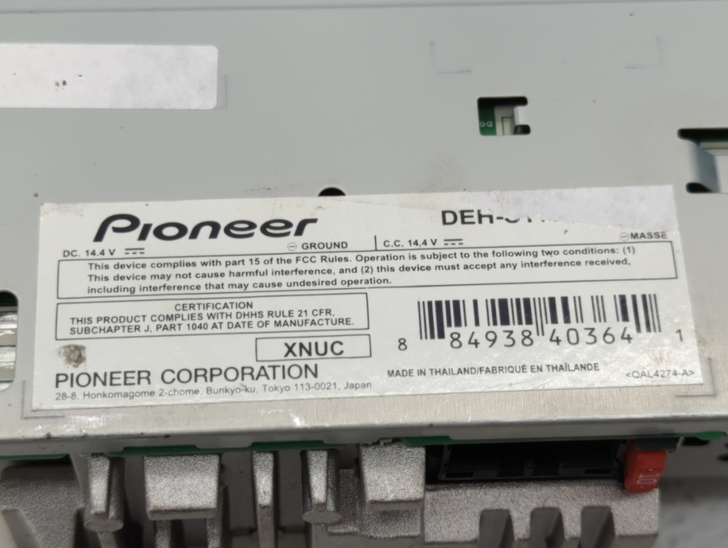 2012 Gmc Sierra 1500 Am Fm Cd Player Radio Receiver - Oemusedautoparts1.com