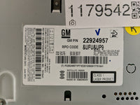 2012 Gmc Terrain Radio AM FM Cd Player Receiver Replacement P/N:22869279 22909201 Fits OEM Used Auto Parts - Oemusedautopart