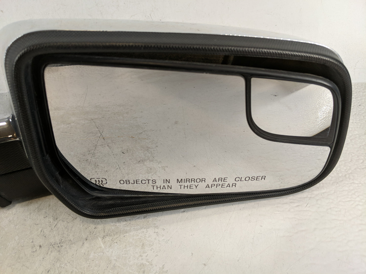 2011-2014 Gmc Terrain Driver Left Side View Manual Door Mirror Chrome - Oemusedautoparts1.com