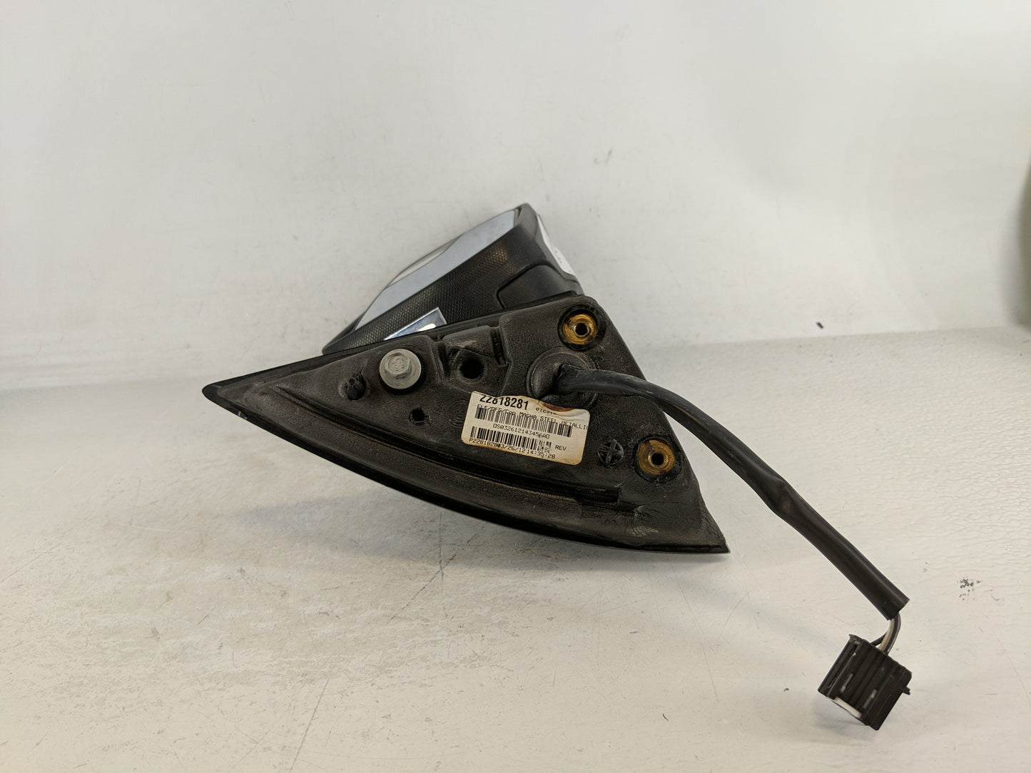 2011-2014 Gmc Terrain Driver Left Side View Manual Door Mirror Chrome - Oemusedautoparts1.com