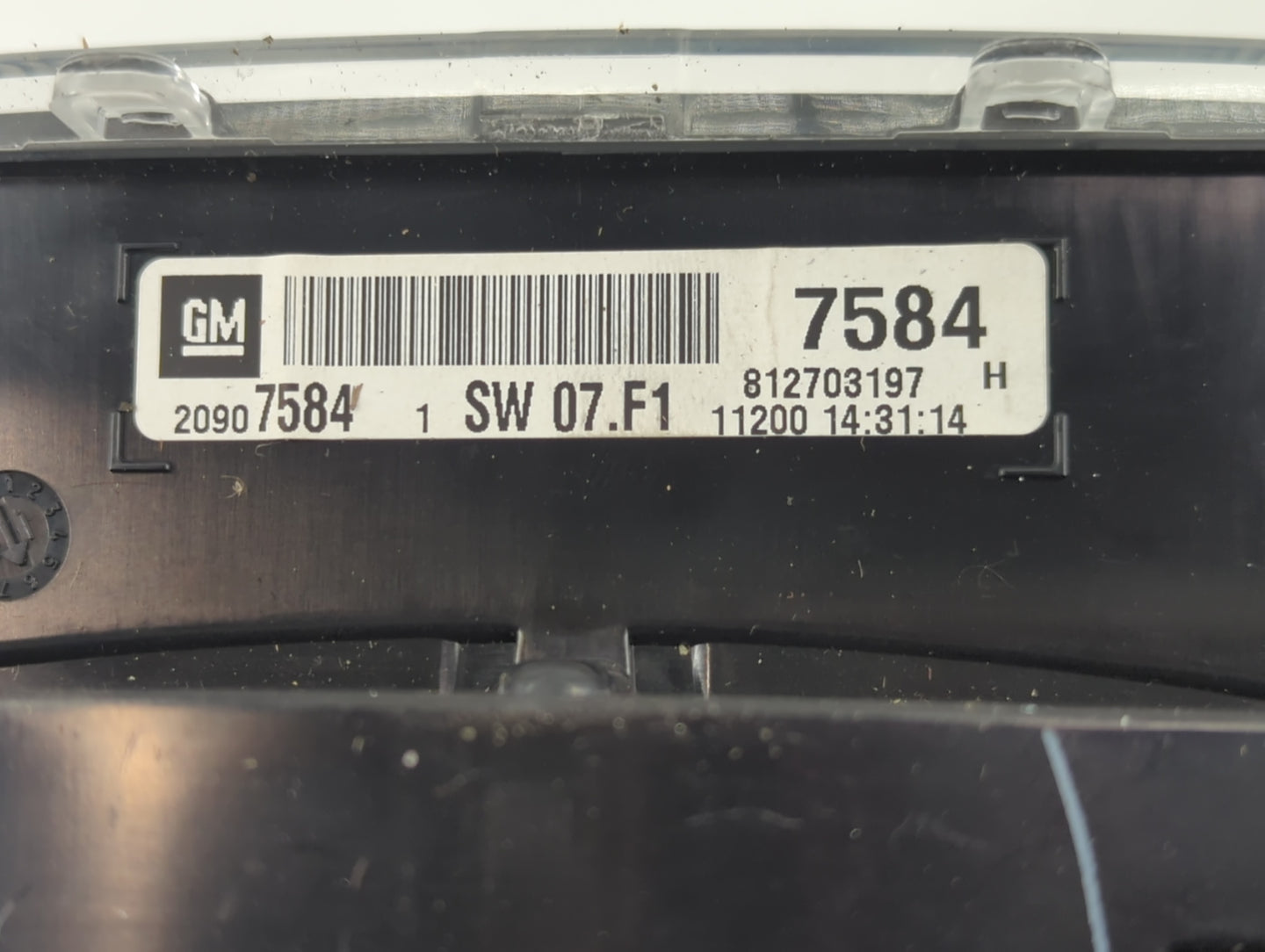 2012 Gmc Terrain Instrument Cluster Speedometer Gauges P/N:20907584 Fits OEM Used Auto Parts - Oemusedautoparts1.com