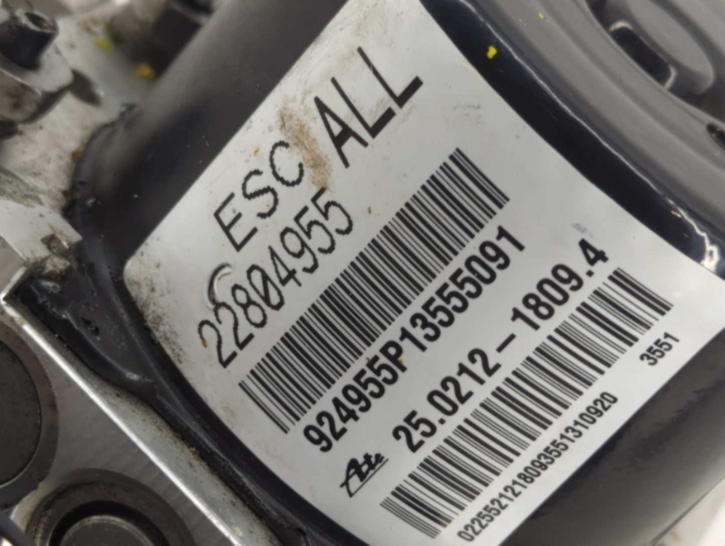 2012-2017 Gmc Terrain ABS Pump Control Module Replacement P/N:22804955 Fits Fits 2012 2013 2014 2015 2016 2017 OEM Used Auto