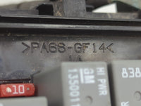 2012 Gmc Terrain Fusebox Fuse Box Panel Relay Module P/N:13500128 13500127, 13500114, 13306941 Fits OEM Used Auto Parts - Oe