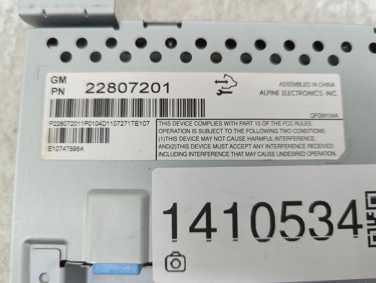 2012-2017 Gmc Terrain Information Display Screen - Oemusedautoparts1.com