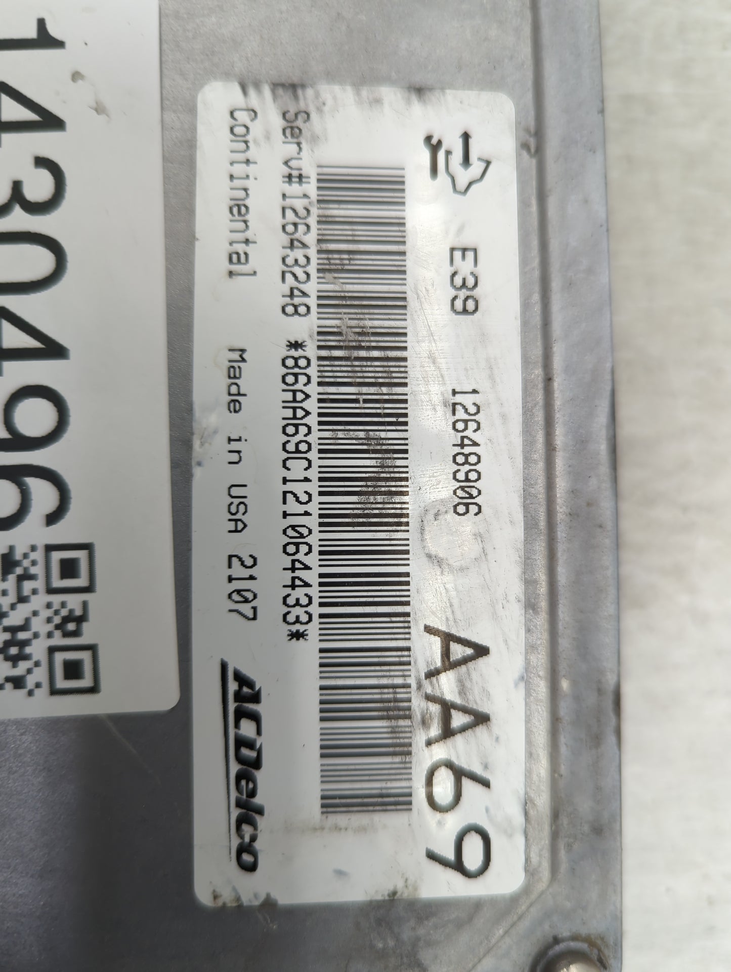 2012 Gmc Terrain PCM Engine Control Computer ECU ECM PCU OEM P/N:12648906 Fits Fits 2013 2014 2015 2016 OEM Used Auto Parts 