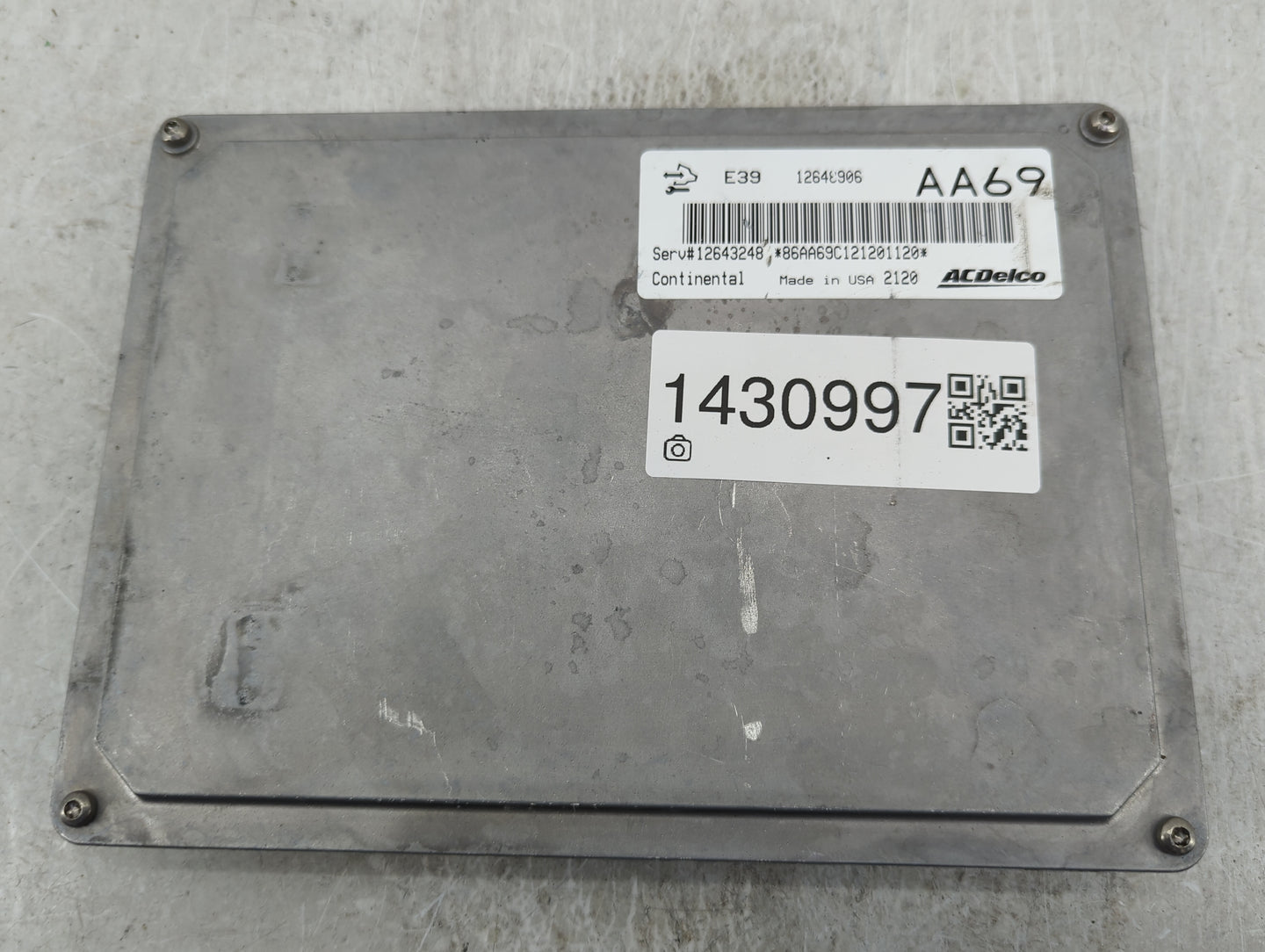 2012 Gmc Terrain PCM Engine Control Computer ECU ECM PCU OEM P/N:12648906 12643248, 86AA69C121201120 Fits Fits 2013 2014 201